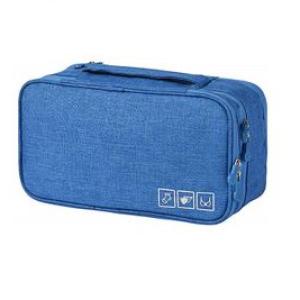 Unisex Toiletries Underwear Organiser Multipurpose Bag For Travel - Blue