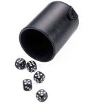 TROIKA Dice Cup Travel Game DICE TO GO with 5 x Dice