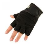 Gym Gloves Heavyweight Sports Exercise Weight Lifting Gloves - Black