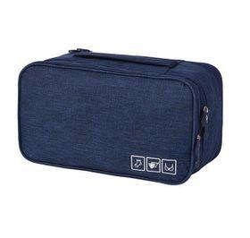 UnisexToiletries Underwear Organiser Multipurpose Bag For Travel - Grey