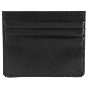 Marco Double Sided Card Holder with Money Pocket Wallet - Black