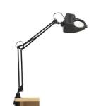 The Lighting Warehouse - Desk Lamp Magnifier Black - 14466B