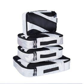 Packing Cubes (Set of 4), 3 Sizes, Luggage Organizers