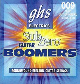 GHS Sub-Zero Boomers - Extra Light Guitar Strings