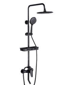 European Style Bath Shower System with Wall Mounted Rain Shower