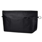 Multi-Pocket Travel Handbag Organizer - Black