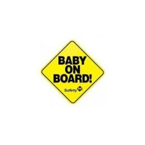 Safety 1st Baby on Board Car Window Sign (Yellow)