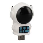 Spaceman Shape Negative Ion Air Purifier White