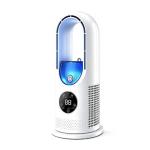 Portable Air Conditioner Fan, Quiet Cooling Fan with Humidifier & Timer