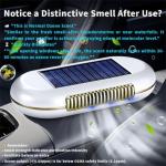 Solar USB Car Air Freshener with Ozone Odor Control