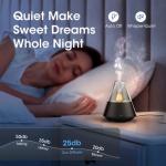 Modern-Style Aroma Diffusers With Candle Light Remote Control, USB-Powered