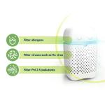 Bebcare Air Bumper Pack: Portable HEPA Smart Air Purifier + 2 Filters