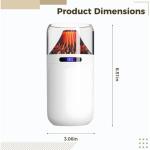 Volcano Flame Humidifier, 400ml USB Essential Oil Diffuser