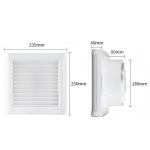 Ultra-Quiet Bathroom Exhaust Fan - Low Noise Ventilation Fan