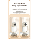 Portable Cool Mist Humidifier, Adjustable Mist Mode with Auto Shut-Off