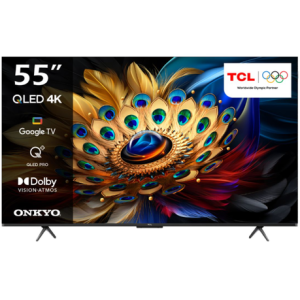 TCL 55" C655 4K QLED Google Smart TV with ONKYO 2.1