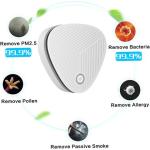 Portable Smoke and Odor Eliminator with One-Button Silent Operation