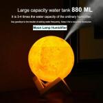Air Humidifier 3D Moon Lamp Night Light USB 880ML