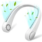 Portable Neck Fan Bladeless 3 Speed Setting-white -Arctic