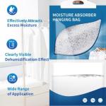 12Pack Hanging Wardrobe Dehumidifier Bag Moisture Absorber Bags (230g)