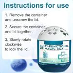 Indoor Air Purification Dust Removal Magic Box, 2 Pack