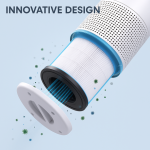 Earthmelon AC201B HEPA ONLY Replacement Filters 2-Pack AFSA Approved