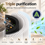 Earthmelon AC201B HEPA ONLY Replacement Filters 2-Pack AFSA Approved