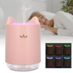 Mini USB Air Humidifier 320ML Desktop for Bedroom Home Office Pink RK-W13