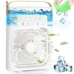 Portable Ice Cooler Fan Air Conditioner Fan Mini Fan Air Cooler Mist Fan