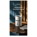 USB Rechargeable Humidifier Blue Light Negative Ion Purification Filter
