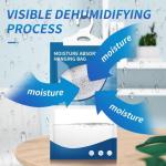 12Pack Hanging Wardrobe Dehumidifier Bag Moisture Absorber Bags (230g)