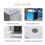 Andowl Air Cooler USB Mini Personal Space Ultra Fan Humidifier Purifier