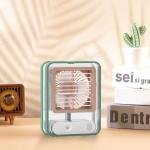 Mini Personal Fan with Spray - Green