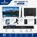 48 Inch Smart TV, Android 12 Wi-Fi FHD, HDMI USB Wall Mount