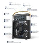 Portable Air Cooler Fan With Humidifies With RGB Led light