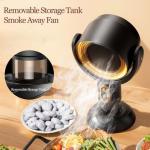 TLXT 2026 New Portable USB Desktop Range Hood with Adjustable Filter