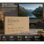65 Inch Smart 4K UHD LED TV WiFi HDR Do-lby Audio Netflix YouTube