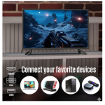 Supersonic 50" Full HD Non-Smart LED TV HDMI/VGA/USB/AV Mode
