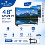 48 Inch Smart TV, Android 12 Wi-Fi FHD, HDMI USB Wall Mount