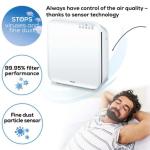 Beurer Air Purifier: 99% Cleaner Air for Allergy Sufferers HEPA LR 310 54m2