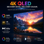 Skyworth 65" Q6600K 120Hz 4K QLED+ Google Smart TV with Dolby Digital