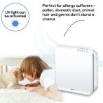 Beurer Air Purifier: 99% Cleaner Air for Allergy Sufferers HEPA LR 310 54m2