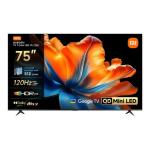 Xiaomi 75" S 4K QLED Mini LED Google Smart TV with Dolby Audio & Game Boost