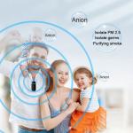 Personal Air Purifier Necklace Black