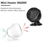1800W Mini Indoor Fan Ceramic Heater