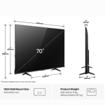 Hisense 70A6Q 70" 4K UHD VIDAA Smart TV with AI Upscaler