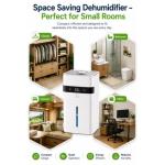 GMC - Portable 1.2L Dehumidifier - Compact, Silent & Energy Efficient