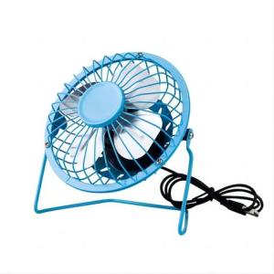 15cm 6 Inch Usb Metal Fan - Blue