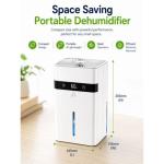 GMC - Portable 1.2L Dehumidifier - Compact, Silent & Energy Efficient