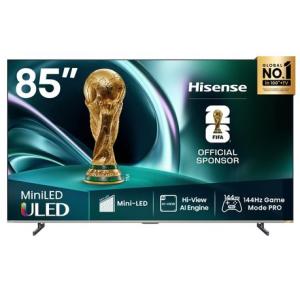 Hisense 85" U7Q 144Hz 4K MiniLED Smart TV with Quantum Dot & Dolby Digital